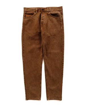Carhartt W.I.P. Newel Pant Tamarind Worn Washed Anti-Wrinkle Finish