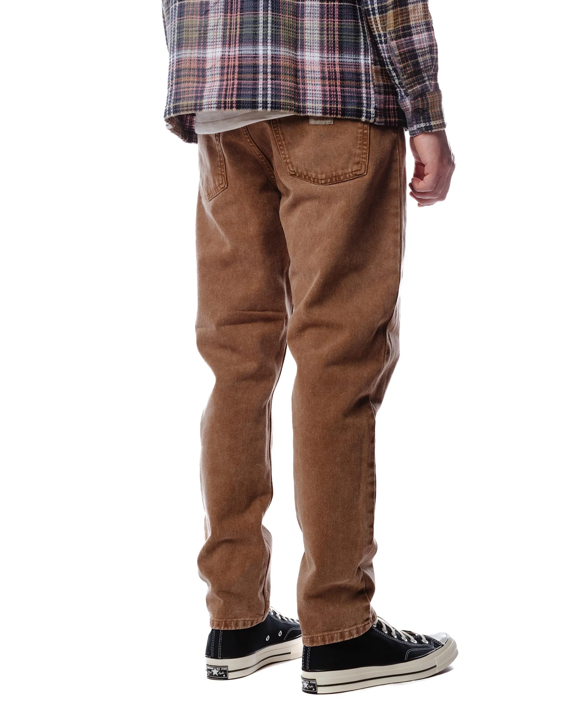 Reinforced Seams Quality Carhartt W.I.P. Newel Pant Tamarind Worn Washed