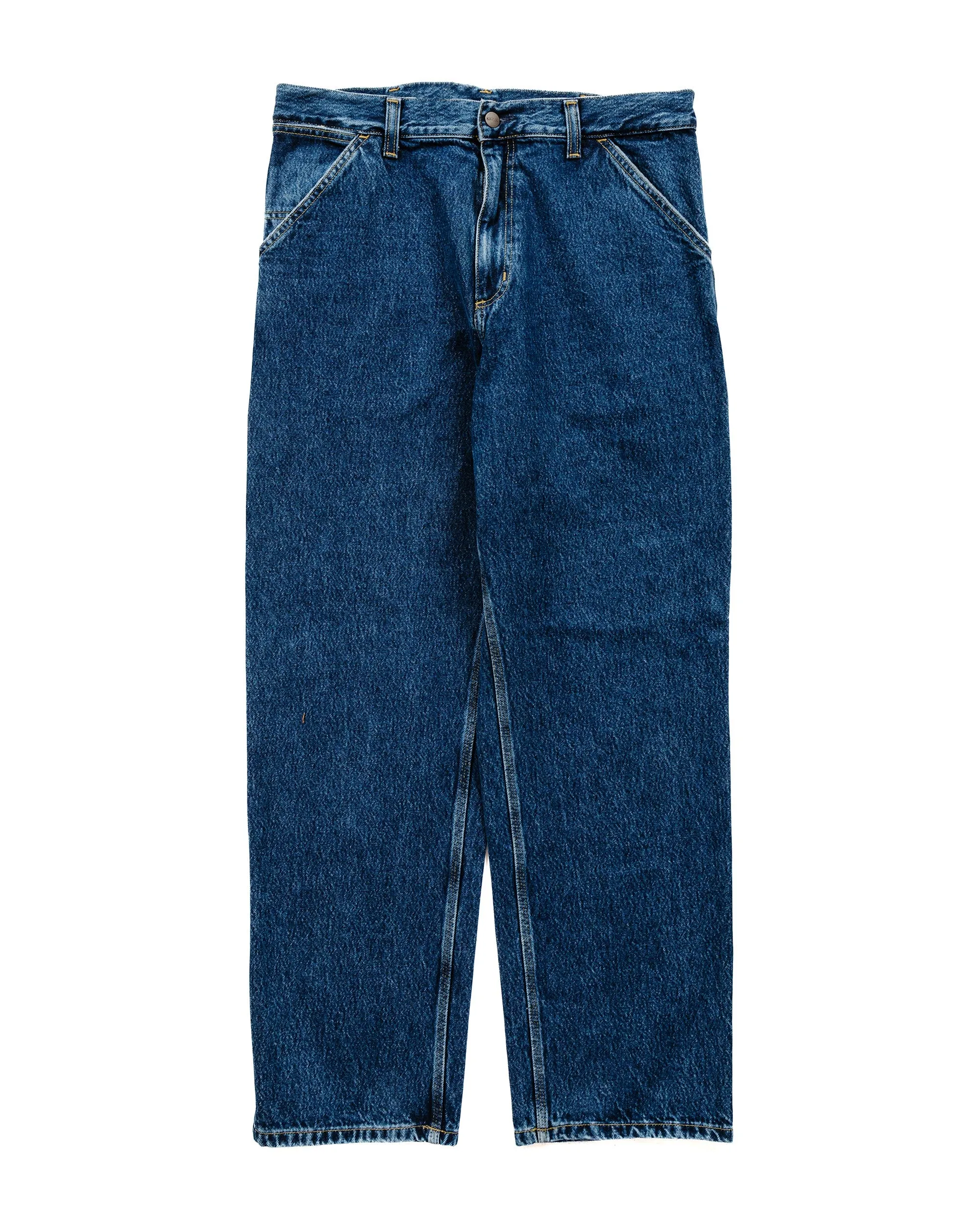Carhartt W.I.P. Single Knee Pant Blue Stone Washed EcoFriendlyStrap Snowproof Protection