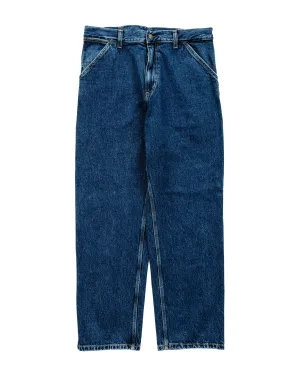 Carhartt W.I.P. Single Knee Pant Blue Stone Washed EcoFriendlyStrap Snowproof Protection