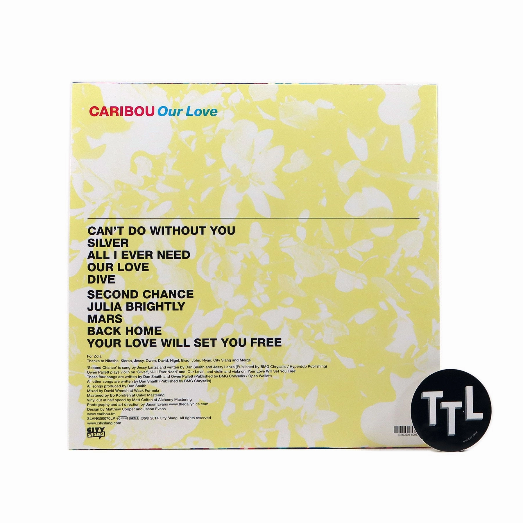 Caribou: Our Love (Colored Vinyl) Vinyl LP