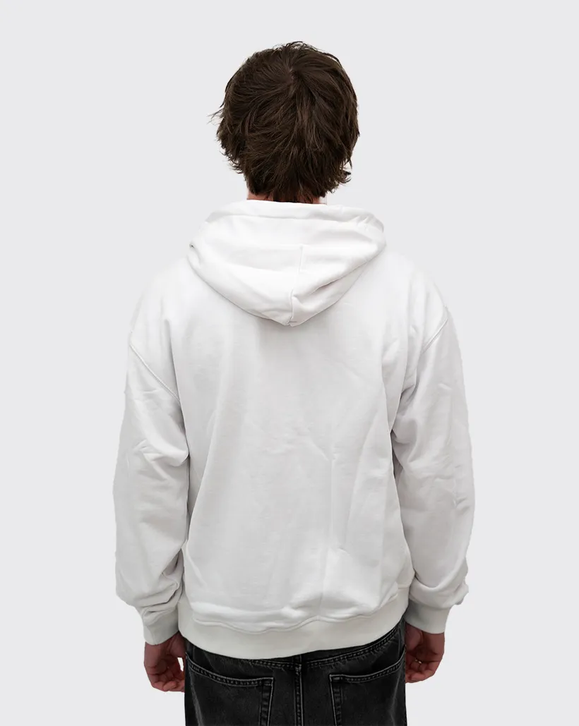 Carpet Dragon Zip Up Hoodie - White Anti - Wrinkle Fabric Comfortable Wool