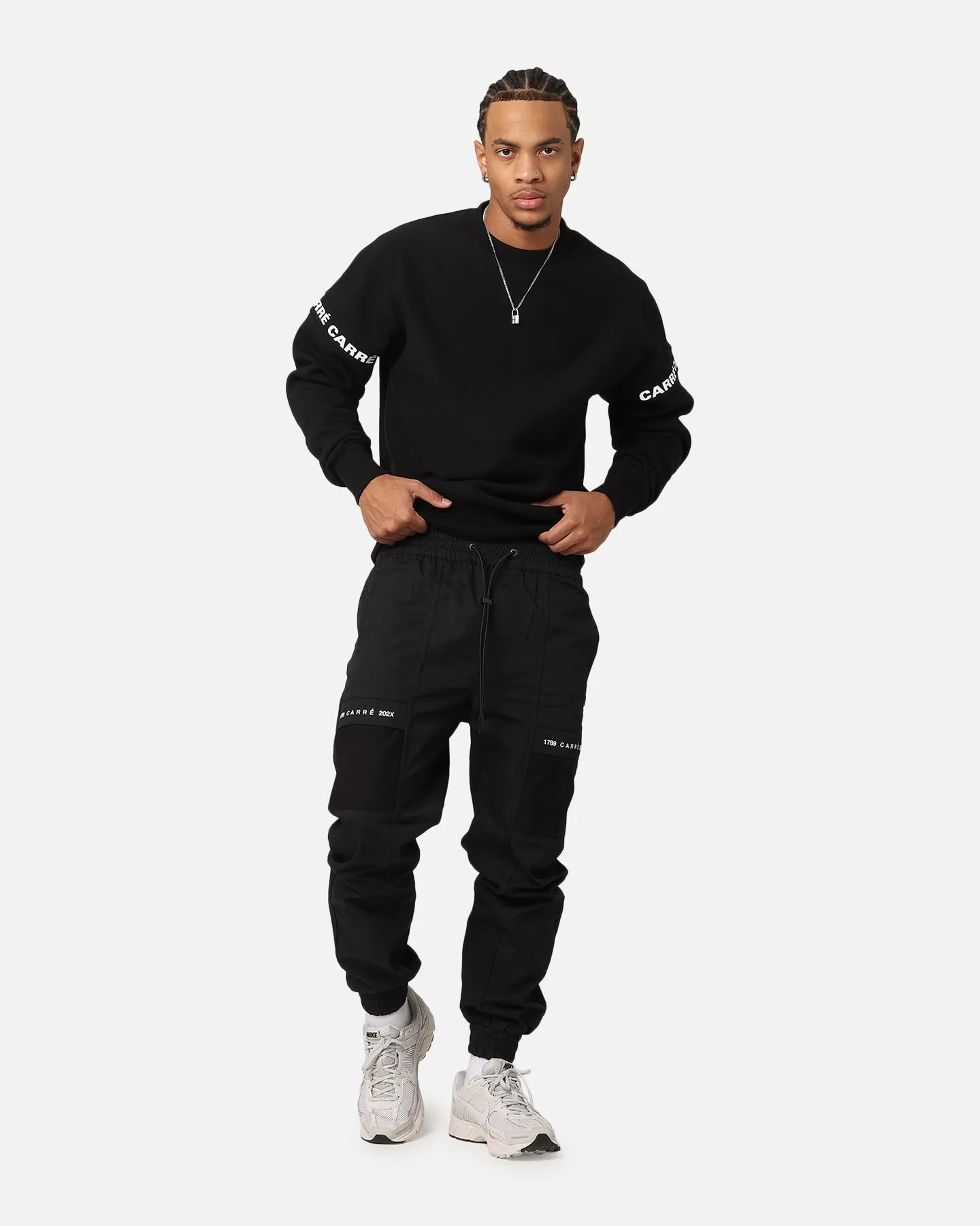 Pantalon de jogging cargo Carr 202X Noir