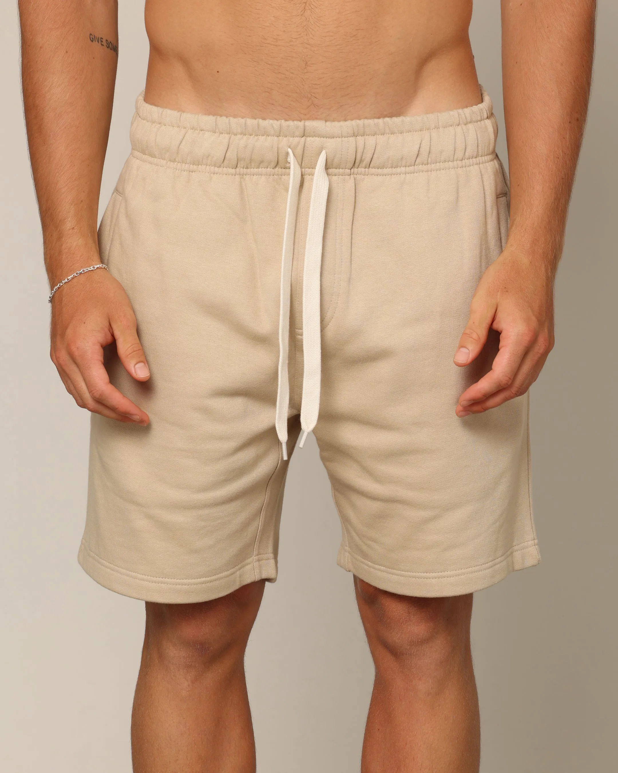 Short de survêtement classique Carré Blanc - Pierre