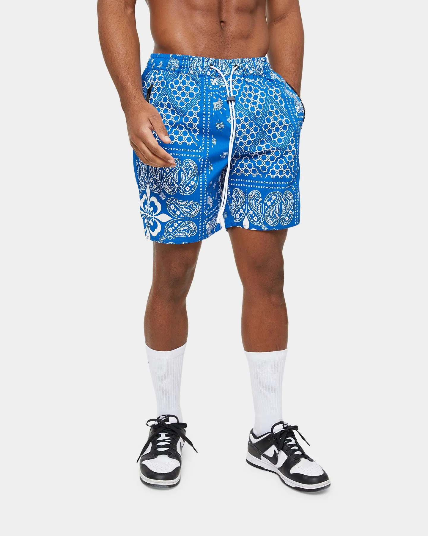 Shorty Carre Bandana Ultra LP Bleu
