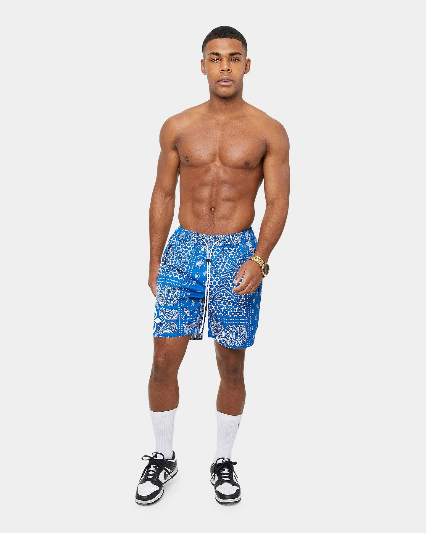 Shorty Carre Bandana Ultra LP Bleu