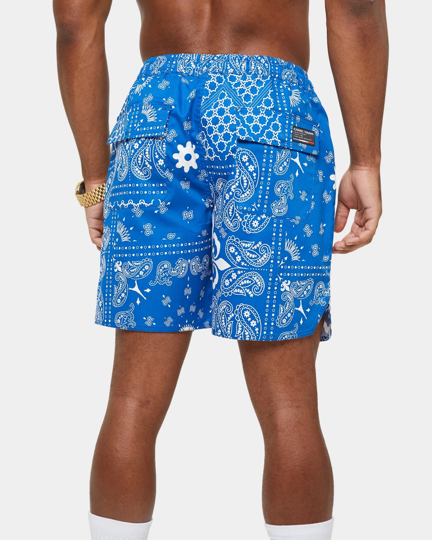 Shorty Carre Bandana Ultra LP Bleu