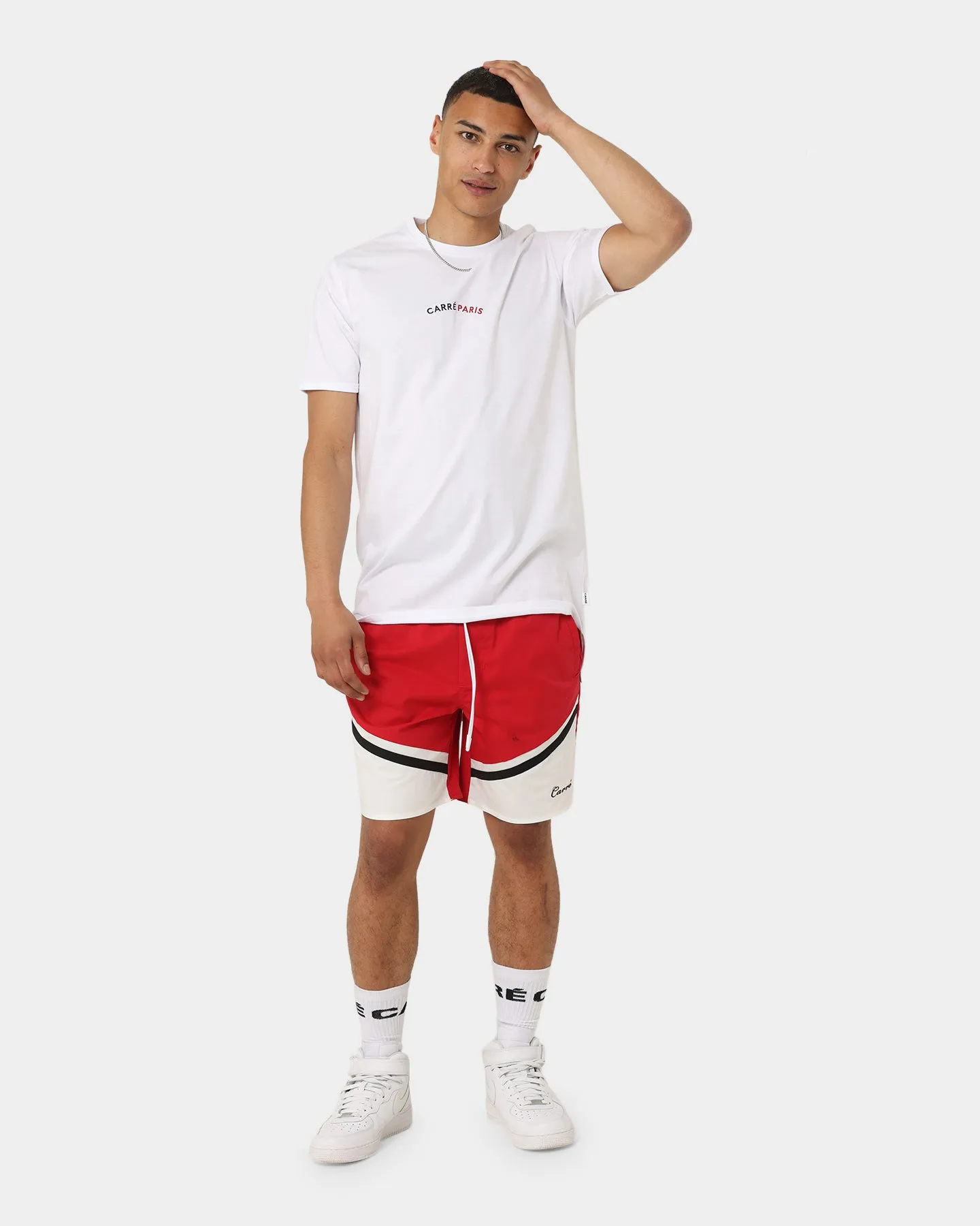 Short Carre Louis Rouge