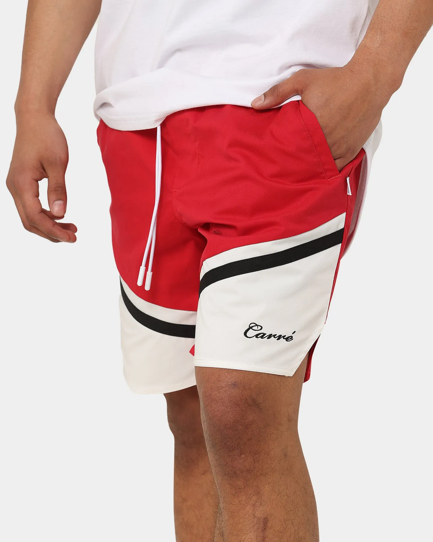 Short Carre Louis Rouge