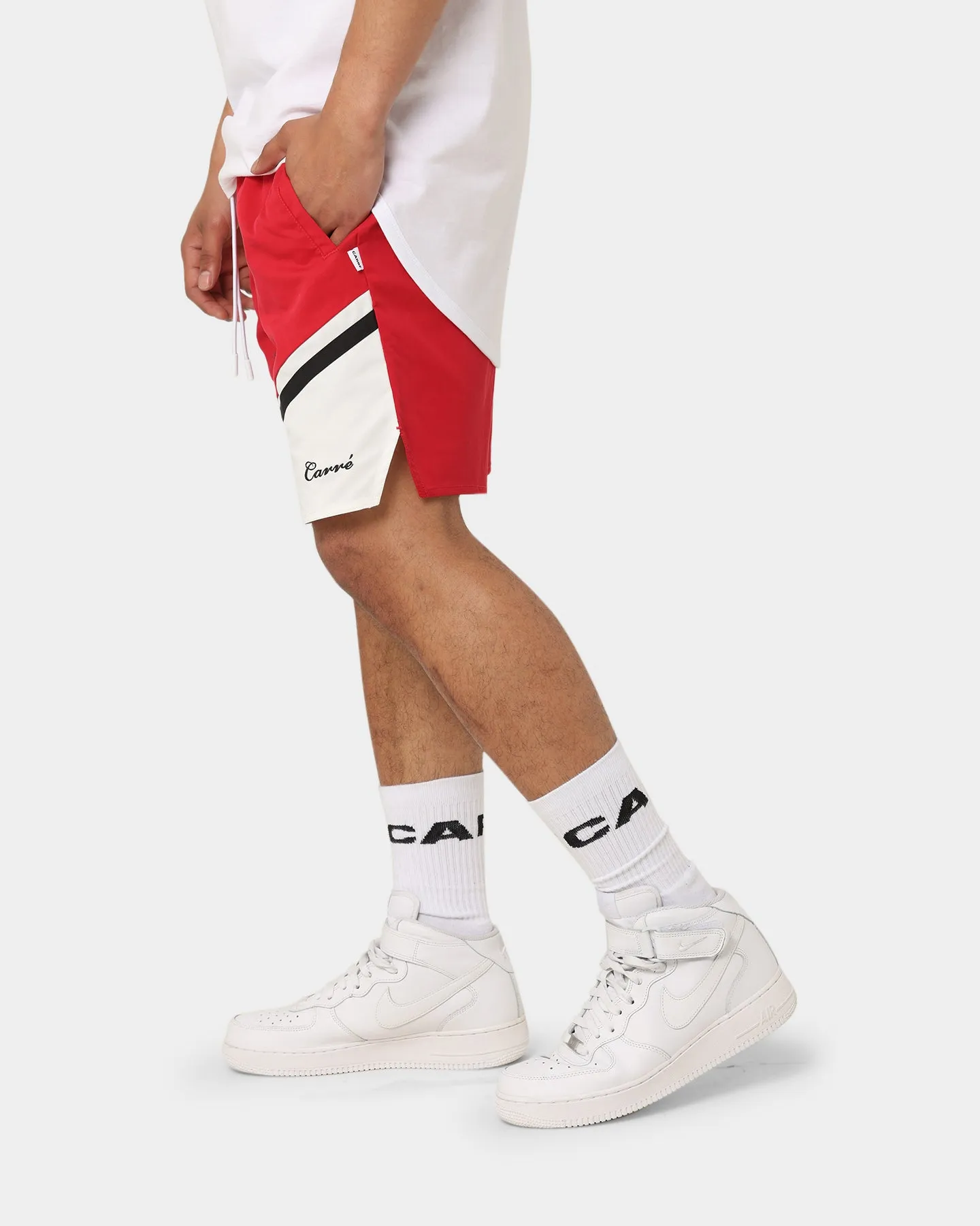 Short Carre Louis Rouge