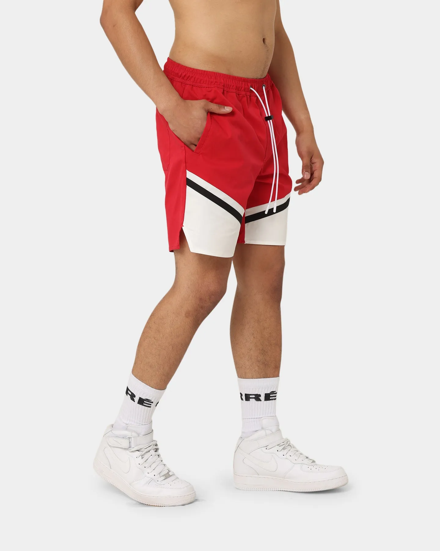 Short Carre Louis Rouge