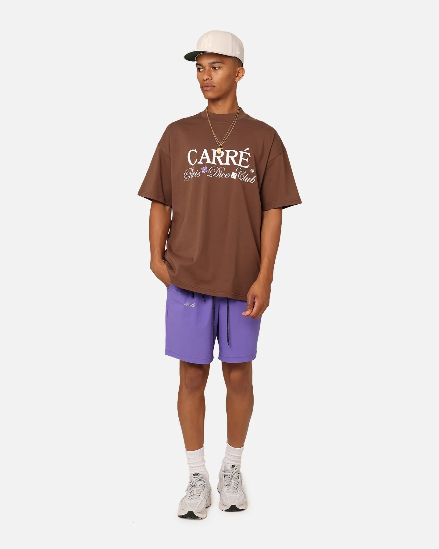 Short en Nylon Carre Pace Violet