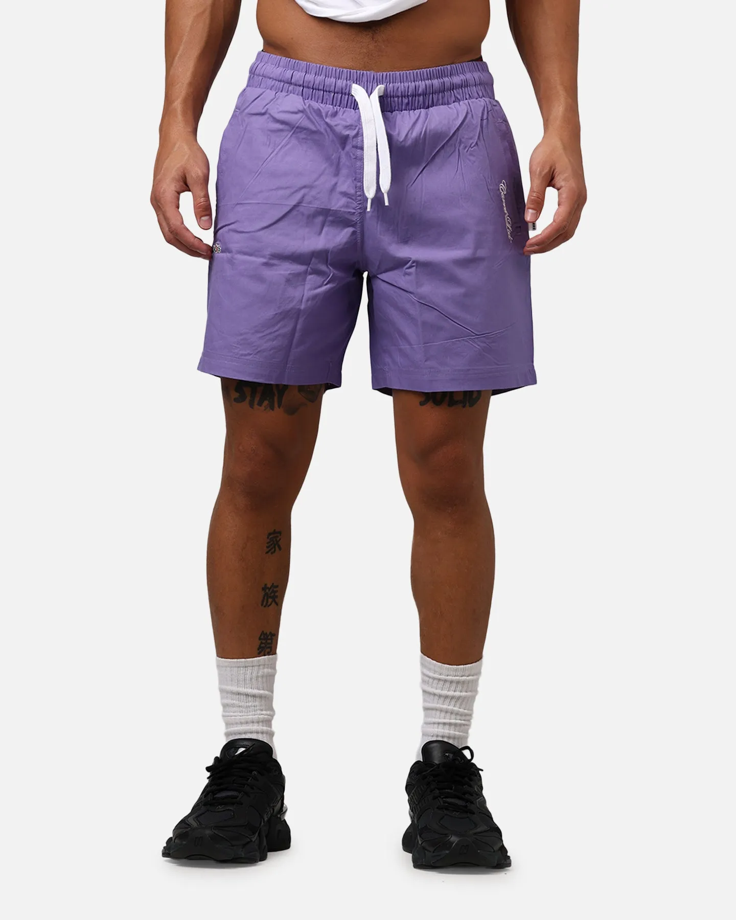 Short de plage Rosebud Carré Violet