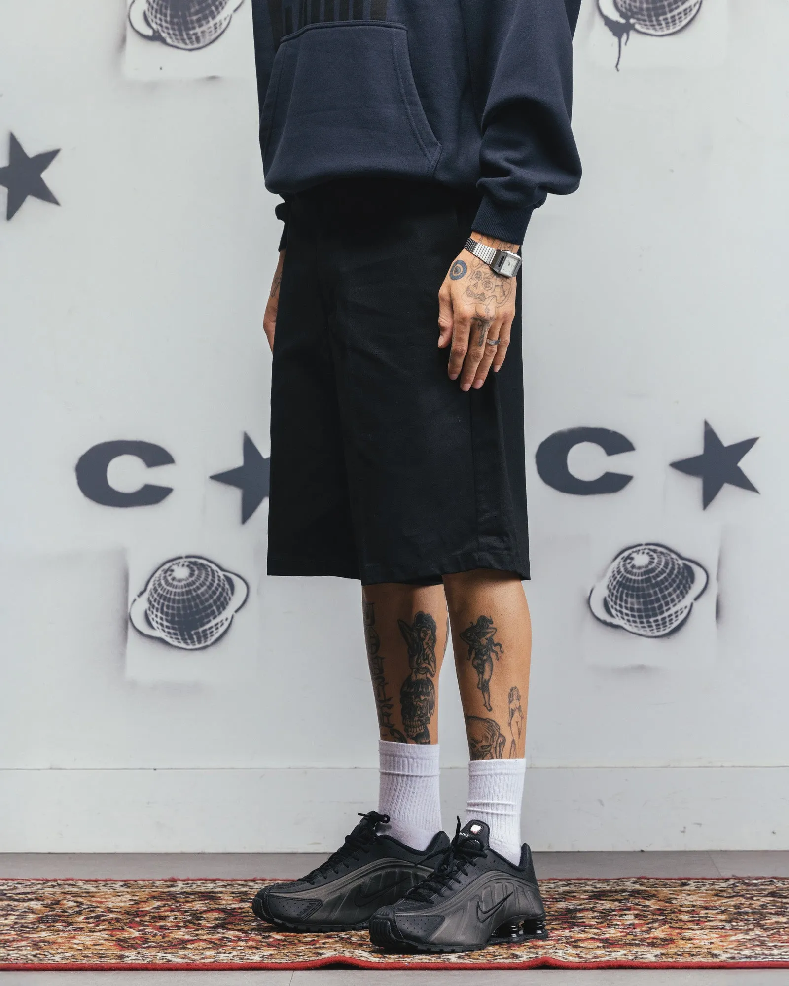 Carre Studio Shorty Baggy Noir