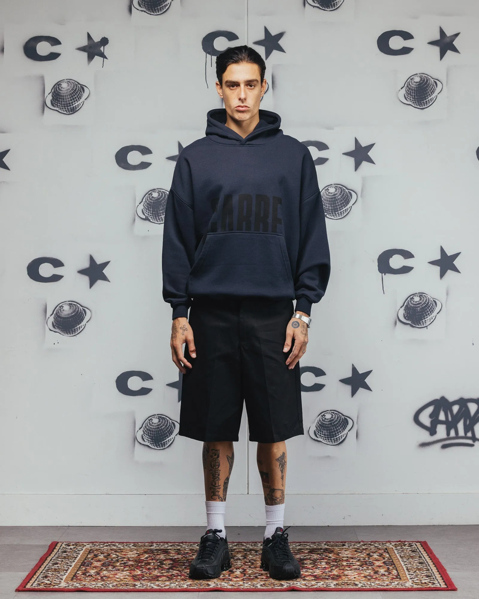 Carre Studio Shorty Baggy Noir