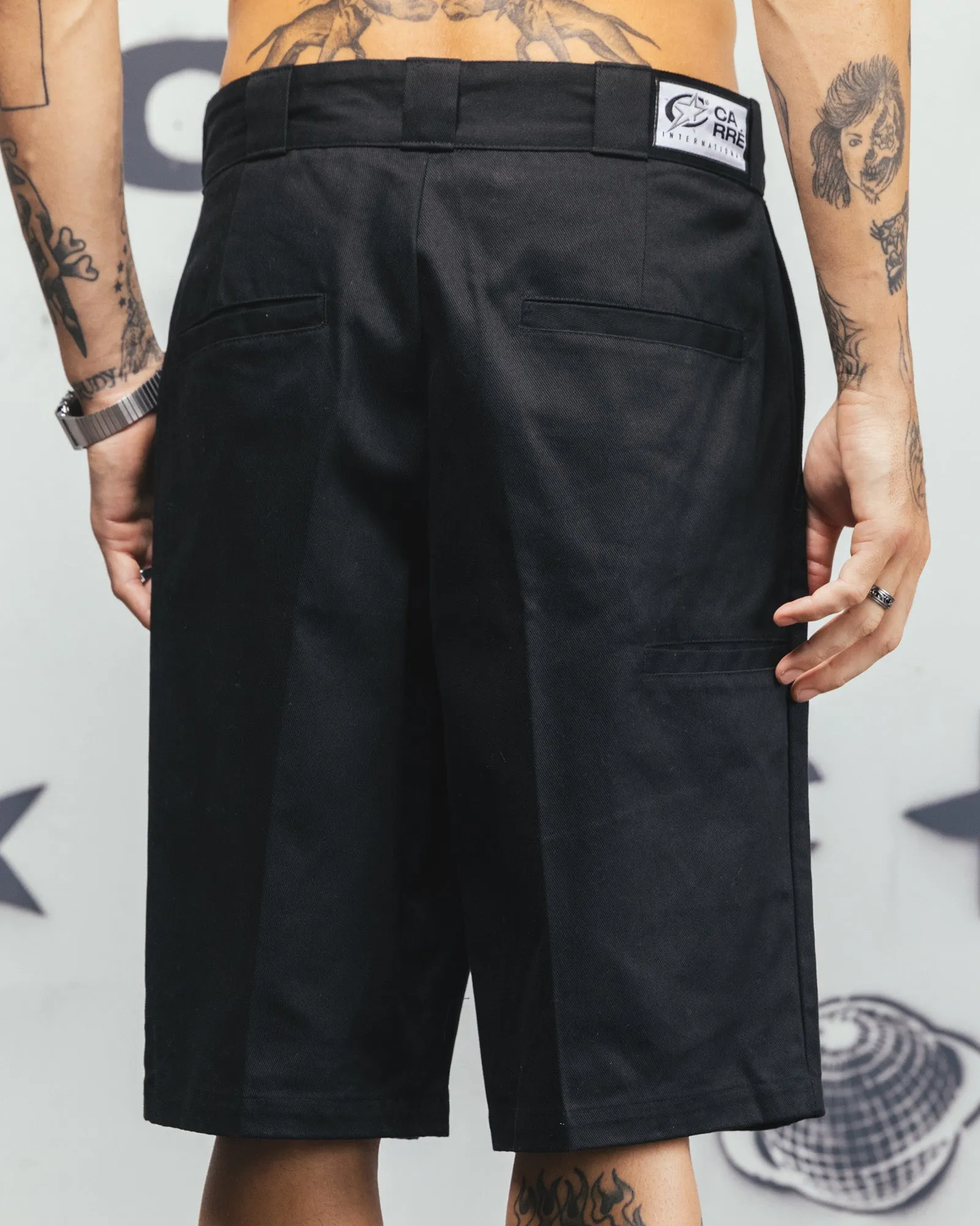 Carre Studio Shorty Baggy Noir