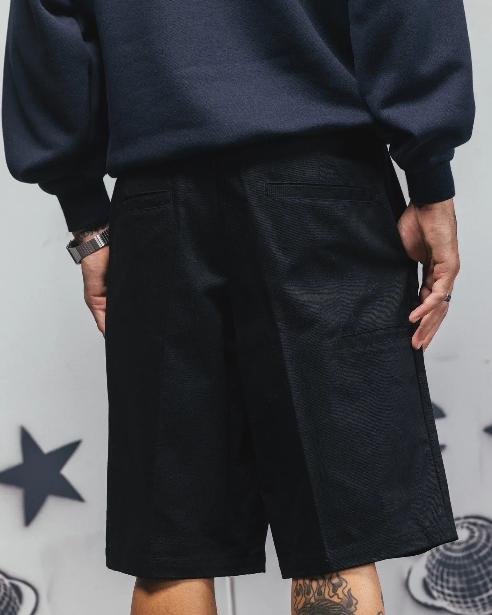 Carre Studio Shorty Baggy Noir