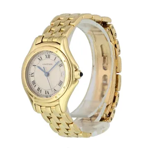 Montre pour femme Cartier Cougar 001333 en or jaune 18 carats