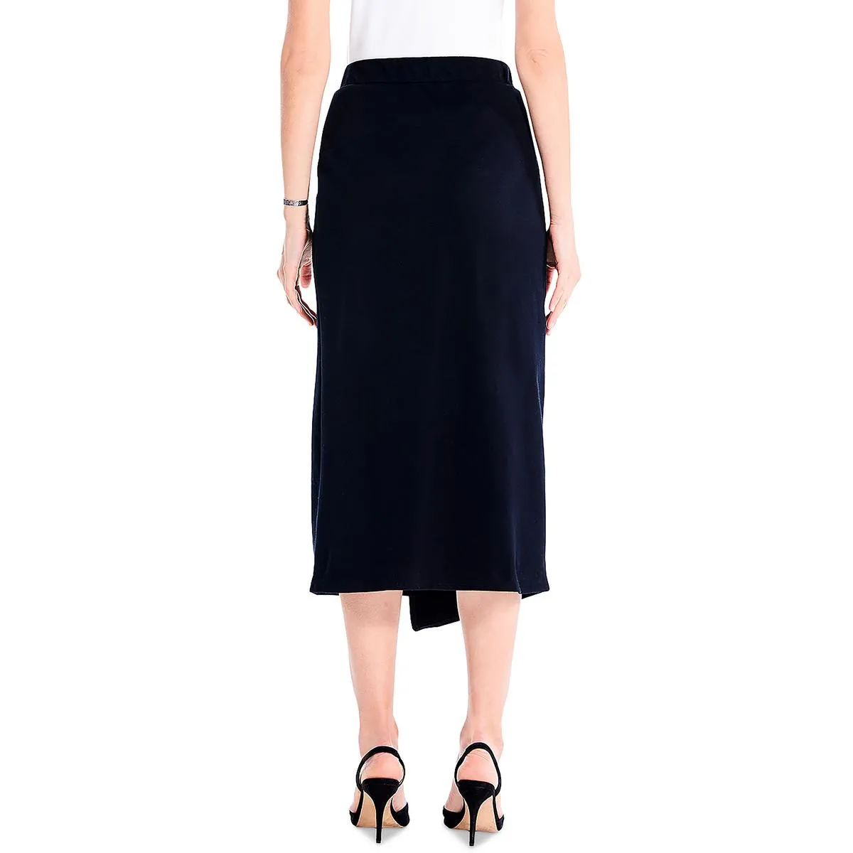 Jupe mi-longue enveloppante pour femme à taille moyenne Cascade