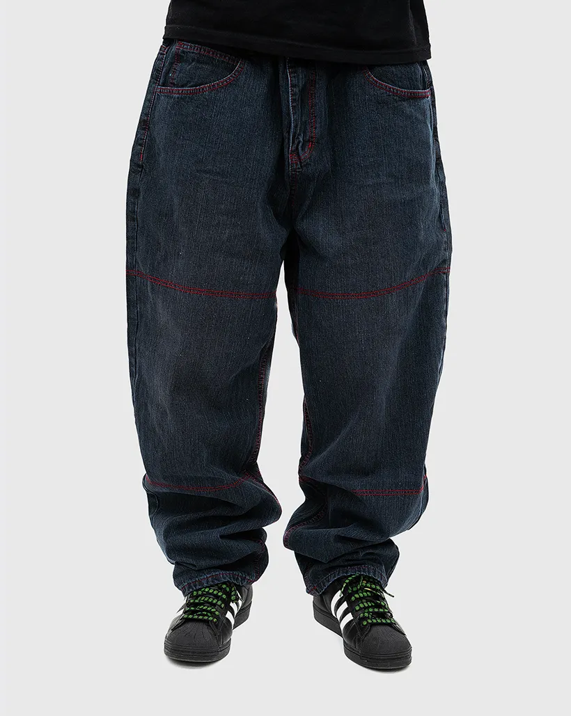 Cash Only Aleka Denim Jeans - Washed Streaky Denim Comfortable Crepe VelvetFinish