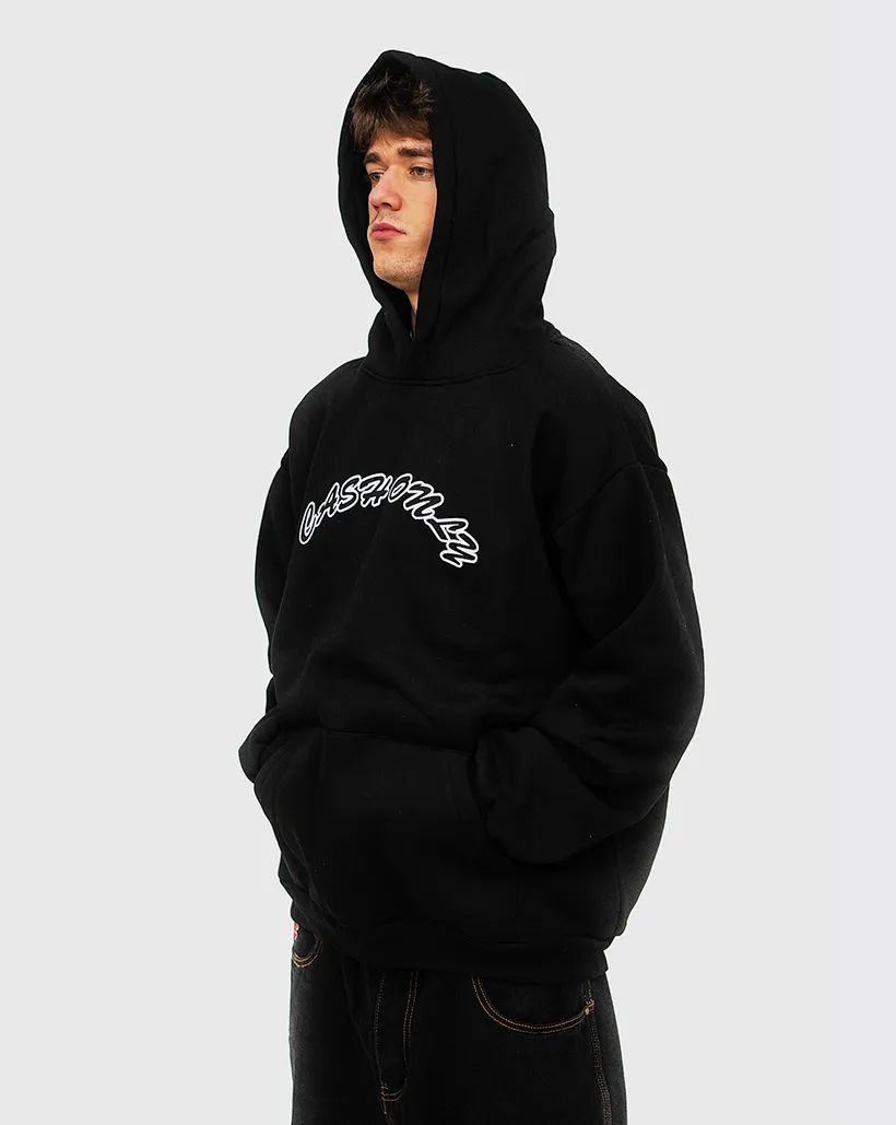 Cash Only Logo Pullover Hoodie - Black Comfortable Region Concept