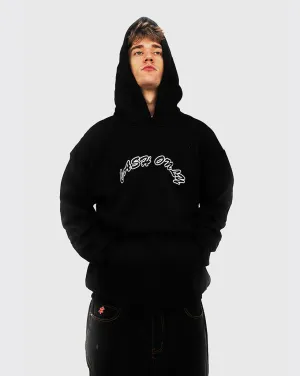 Cash Only Logo Pullover Hoodie - Black Seed Stitch
