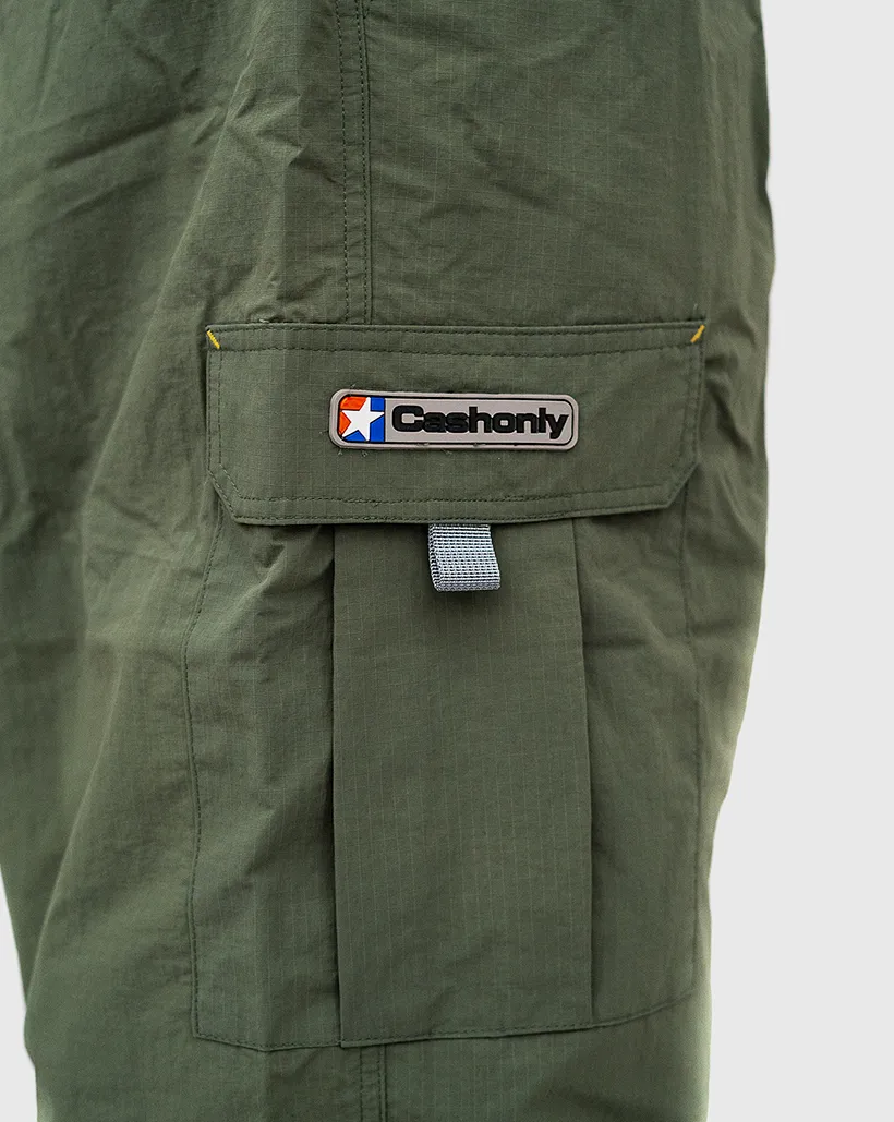Cash Only Star Cargo Pants - Foilage Pilling History Natural History