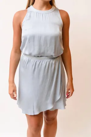 Mini-jupe Cassidy en bleu clair