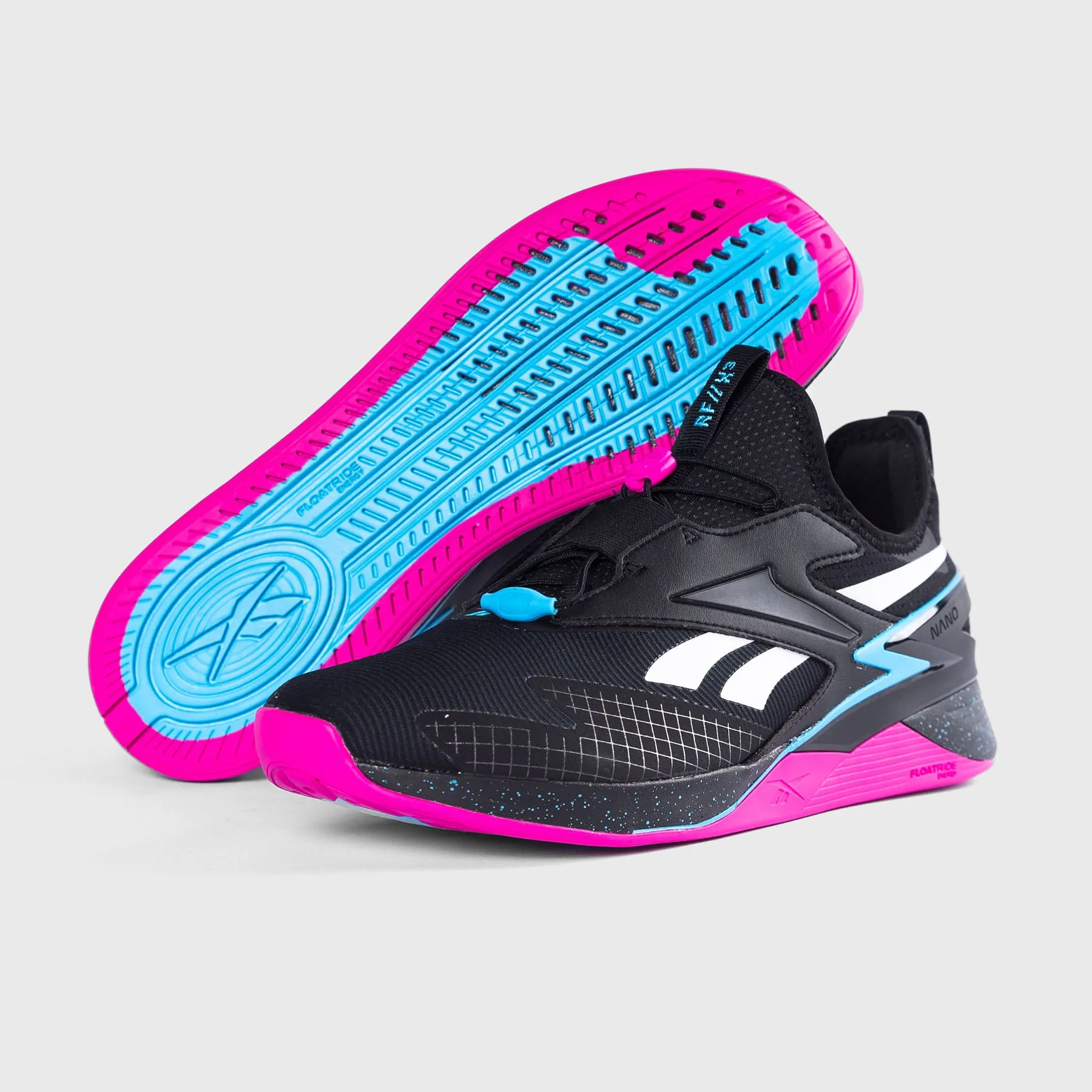 Comfortable Steadfast Comfort Elements List Reebok - Nano Froning - Core Black/Laser Pink/Bold Cyan