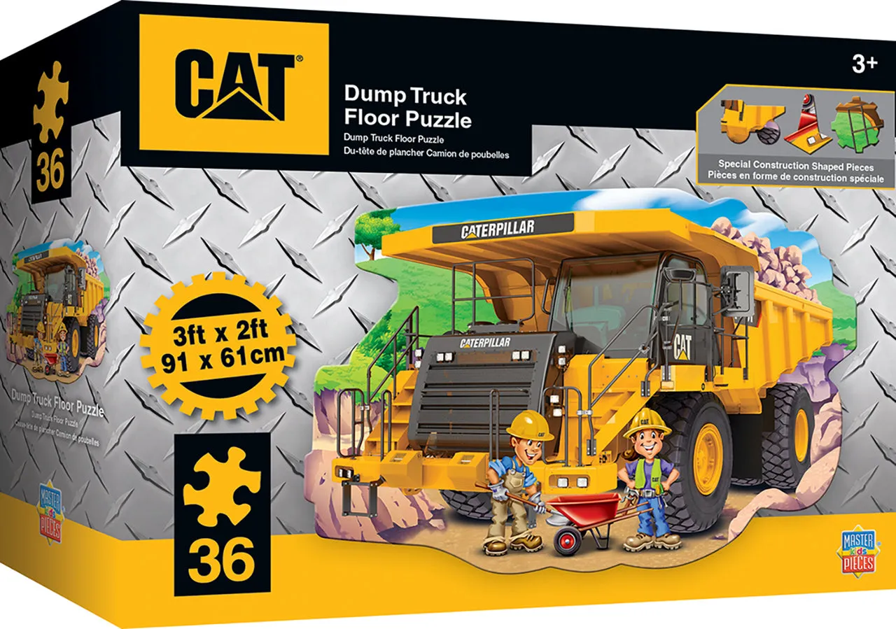 Puzzle au sol 36 pièces CAT Dumptruck