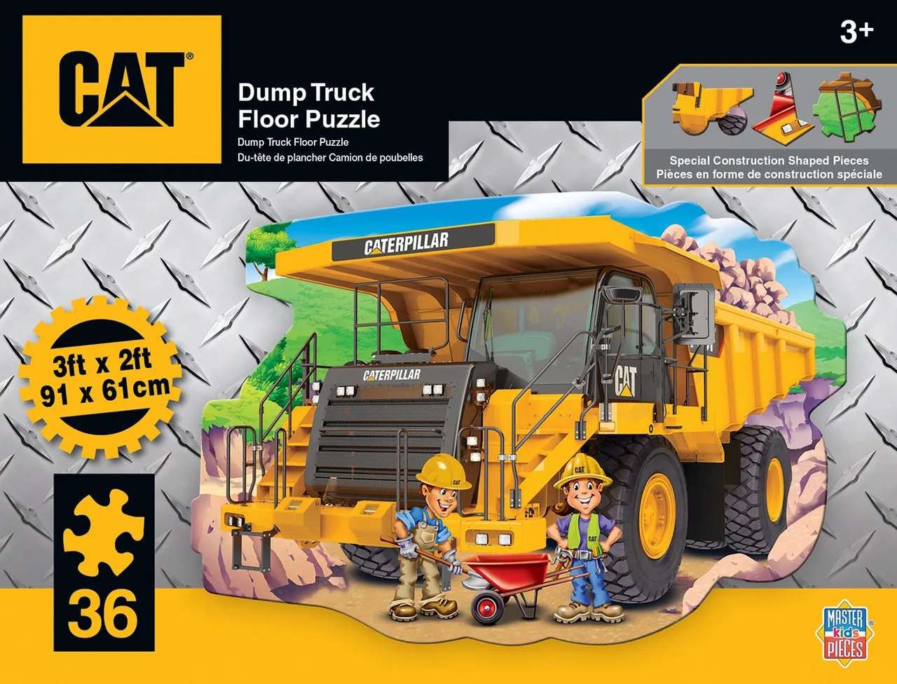Puzzle au sol 36 pièces CAT Dumptruck