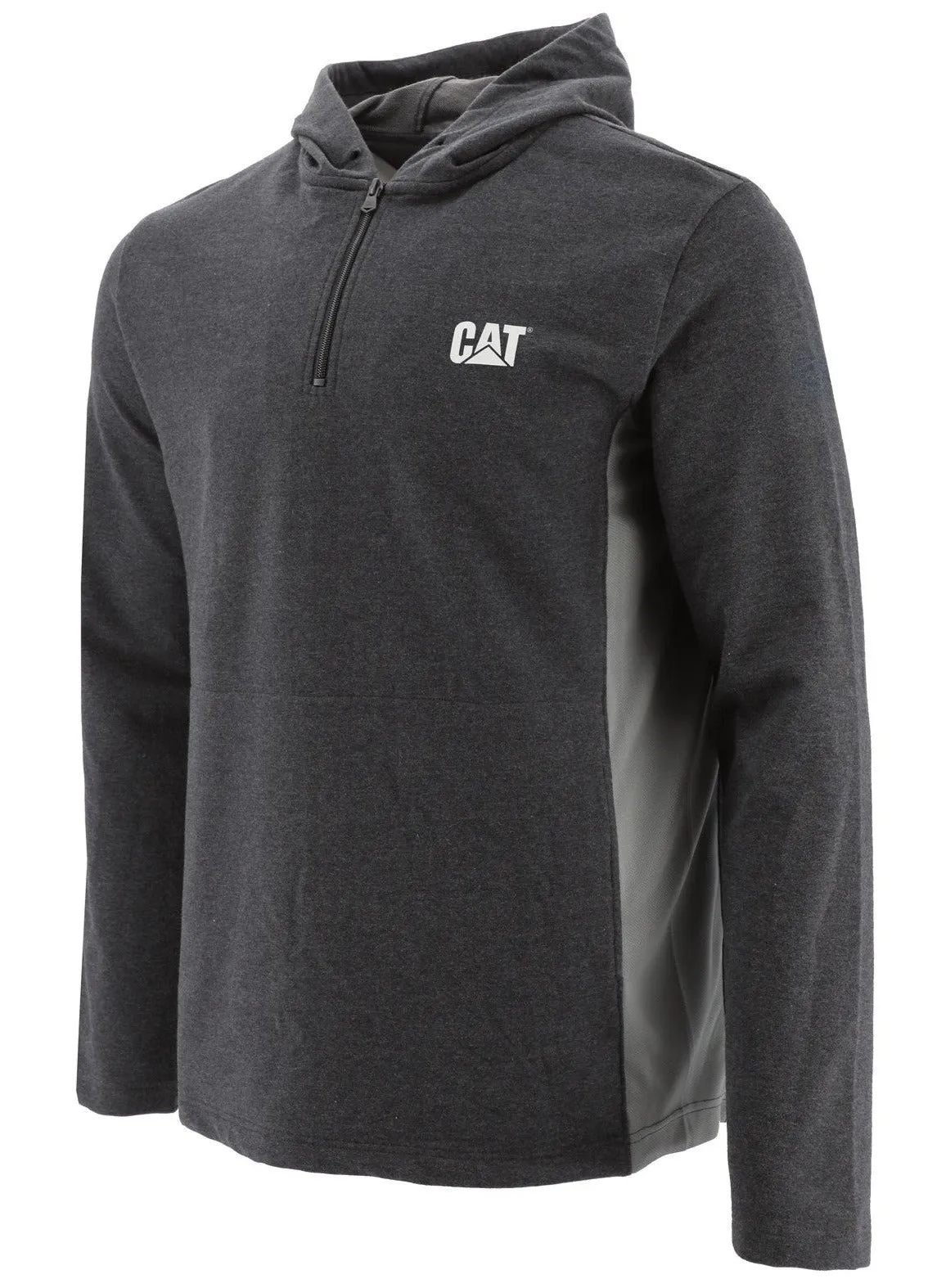 Pull à capuche Caterpillar Coolmax avec fermeture éclair quart