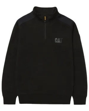 Pull à col quart de zip essentiel Caterpillar