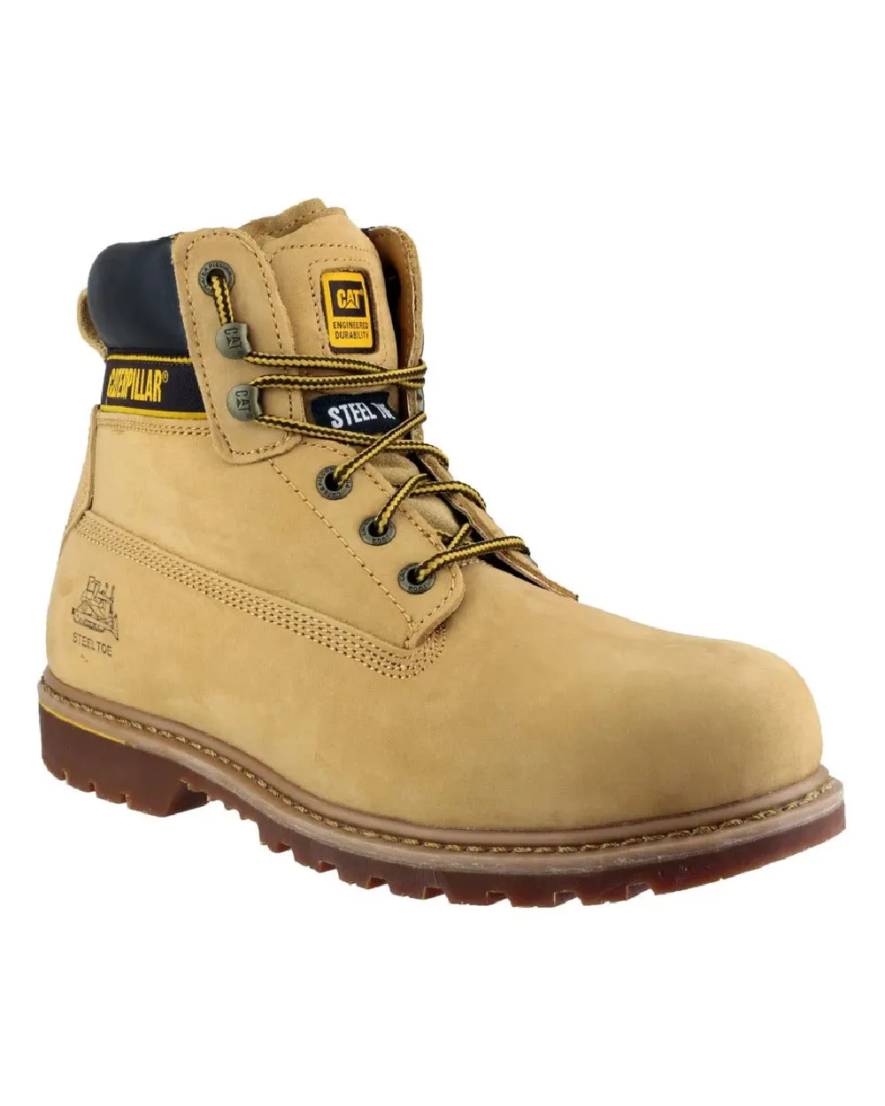 Bottes de sécurité en cuir Caterpillar Holton SB Caterpillar