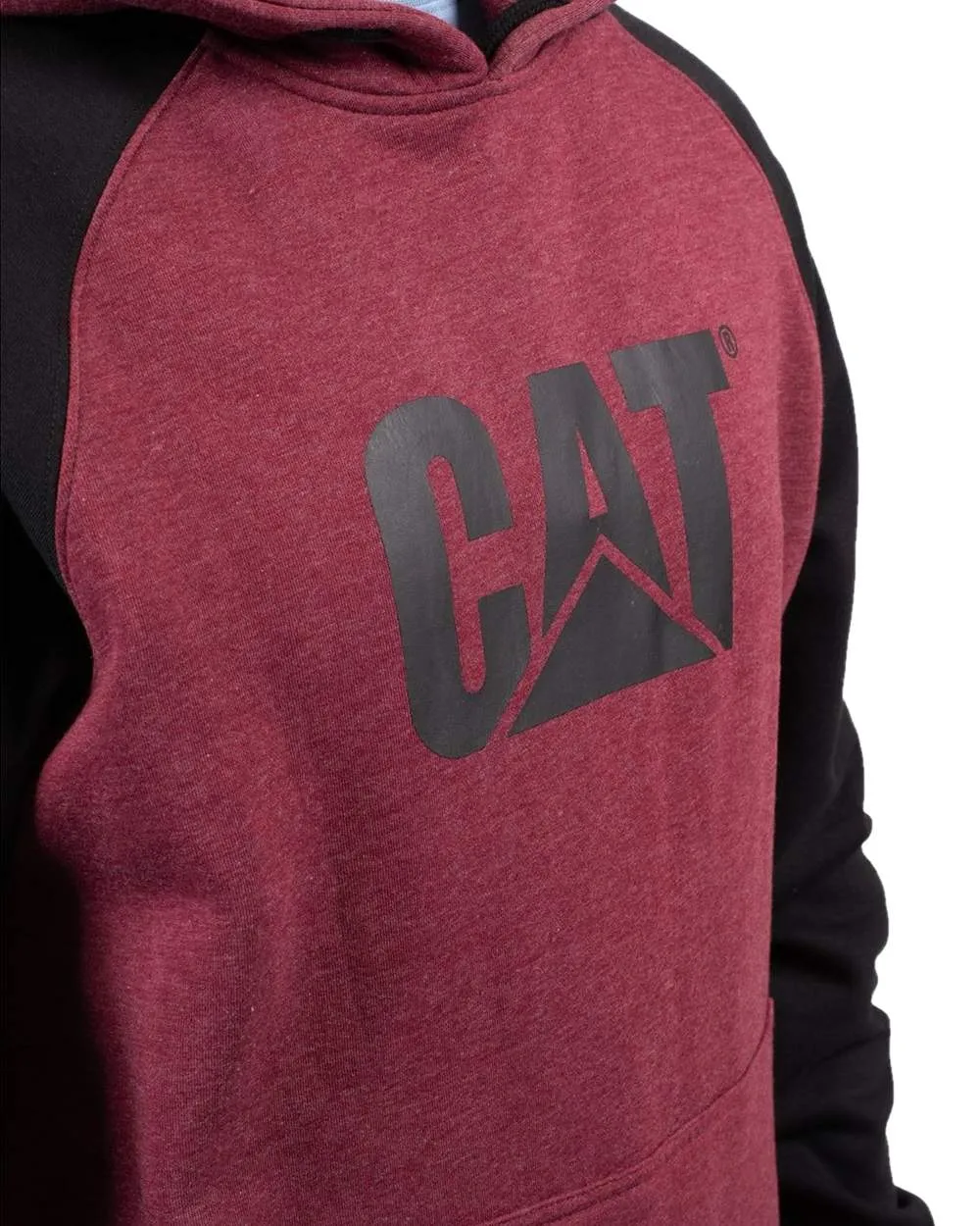 Sweat à capuche à manches raglan pour hommes Caterpillar