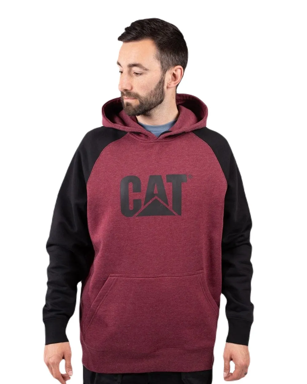 Sweat à capuche à manches raglan pour hommes Caterpillar