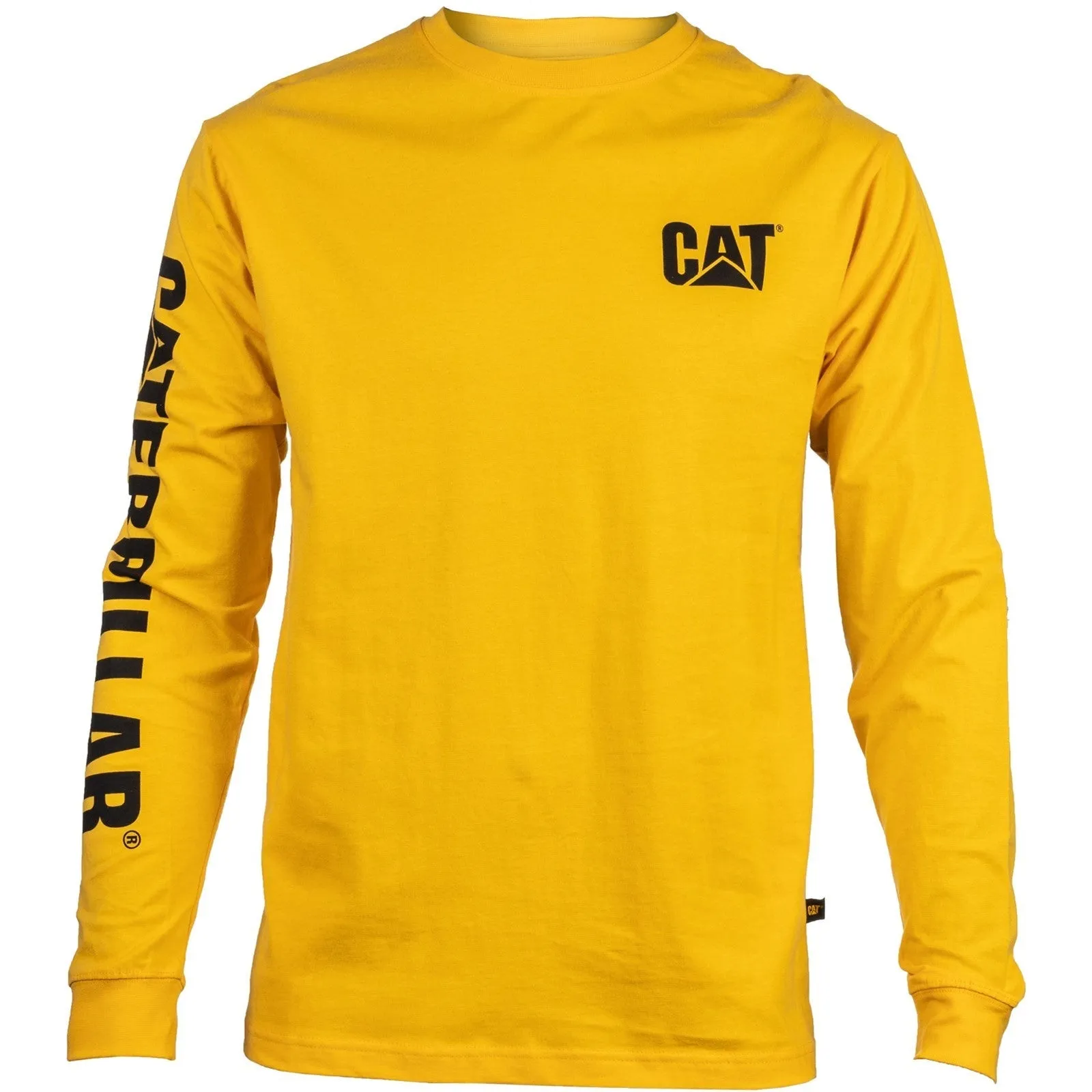 T-shirt manches longues avec bannière de marque Caterpillar