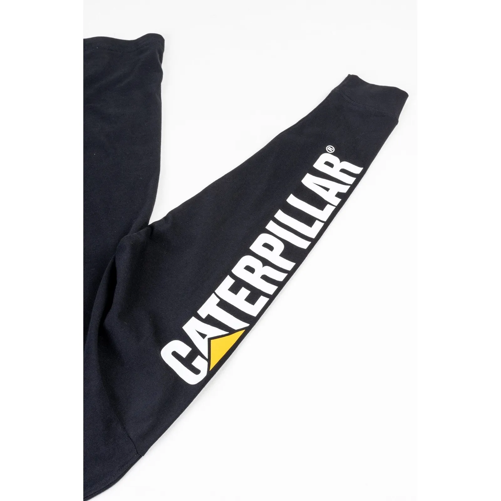 T-shirt manches longues avec bannière de marque Caterpillar