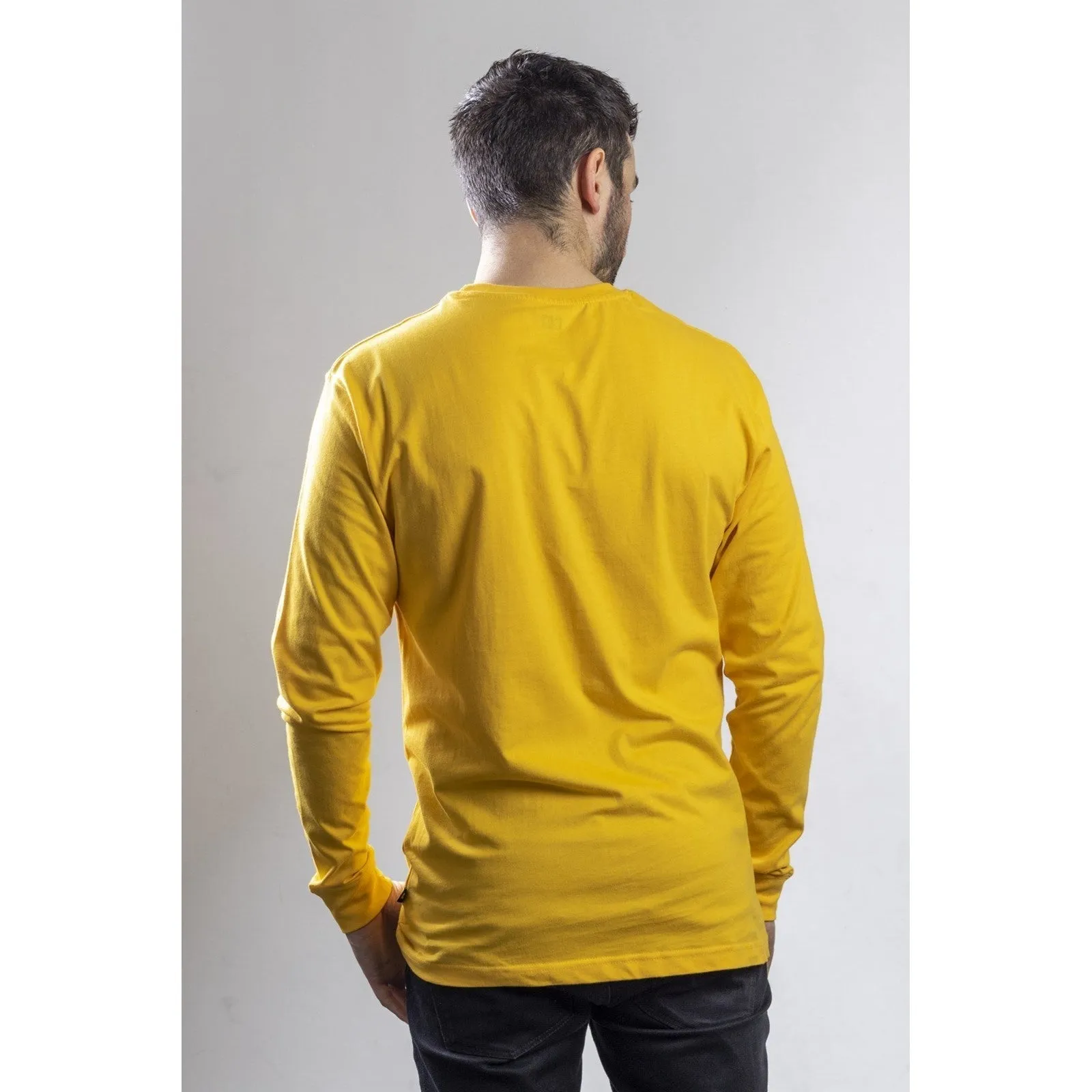 T-shirt manches longues avec bannière de marque Caterpillar