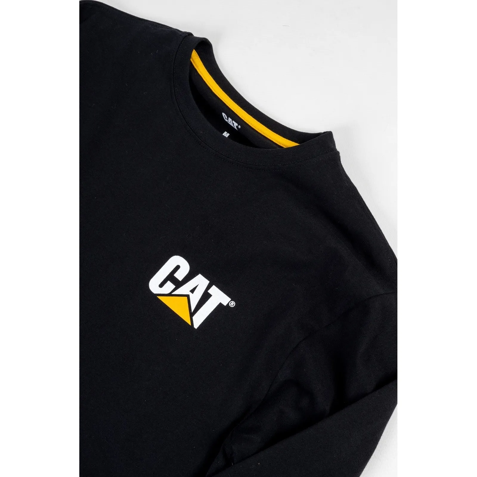 T-shirt manches longues avec bannière de marque Caterpillar