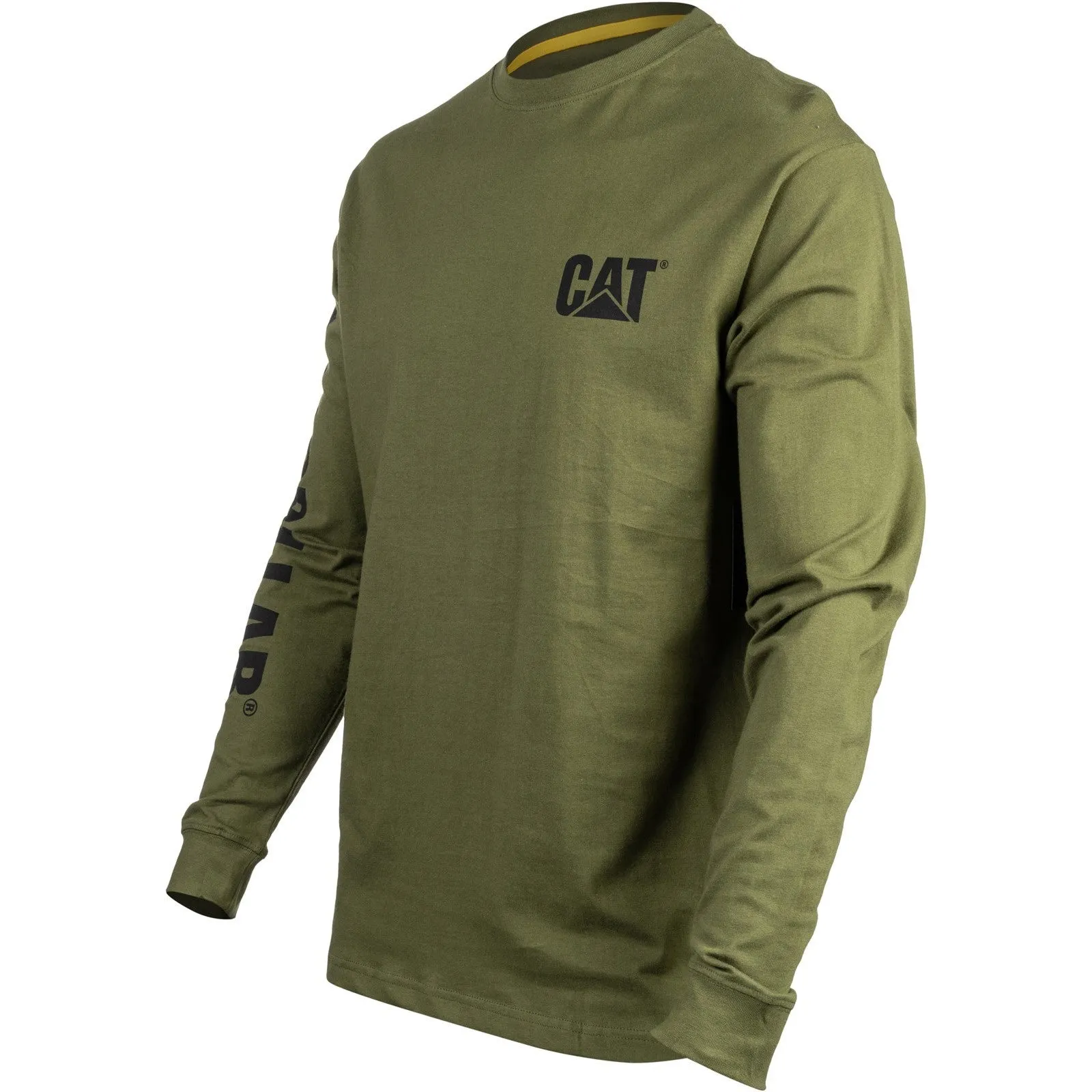 T-shirt manches longues avec bannière de marque Caterpillar