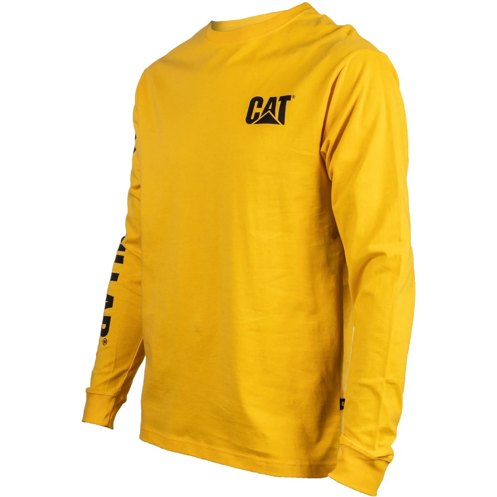 T-shirt manches longues avec bannière de marque Caterpillar
