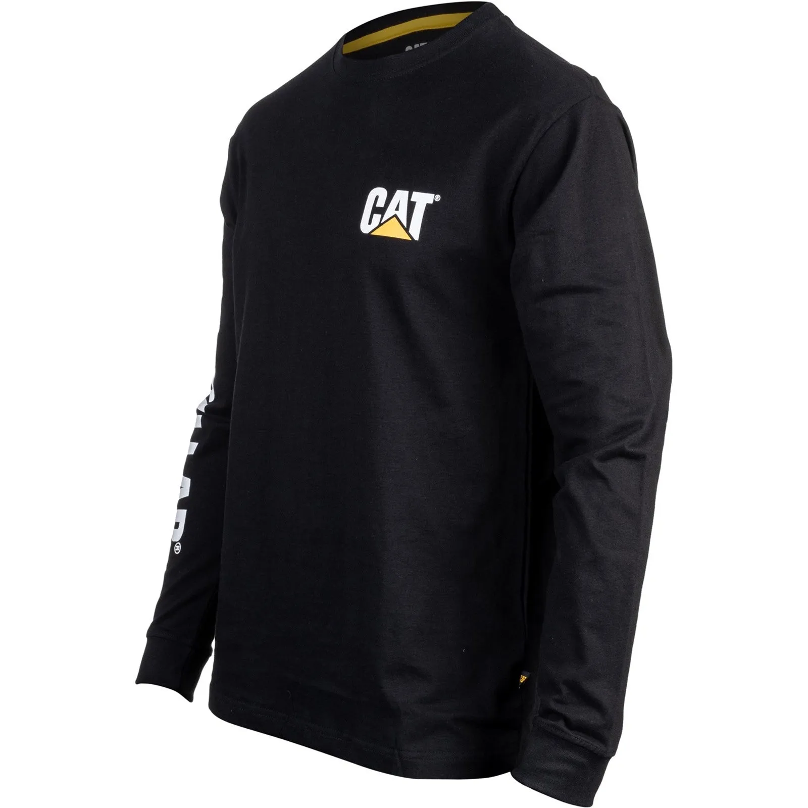 T-shirt manches longues avec bannière de marque Caterpillar