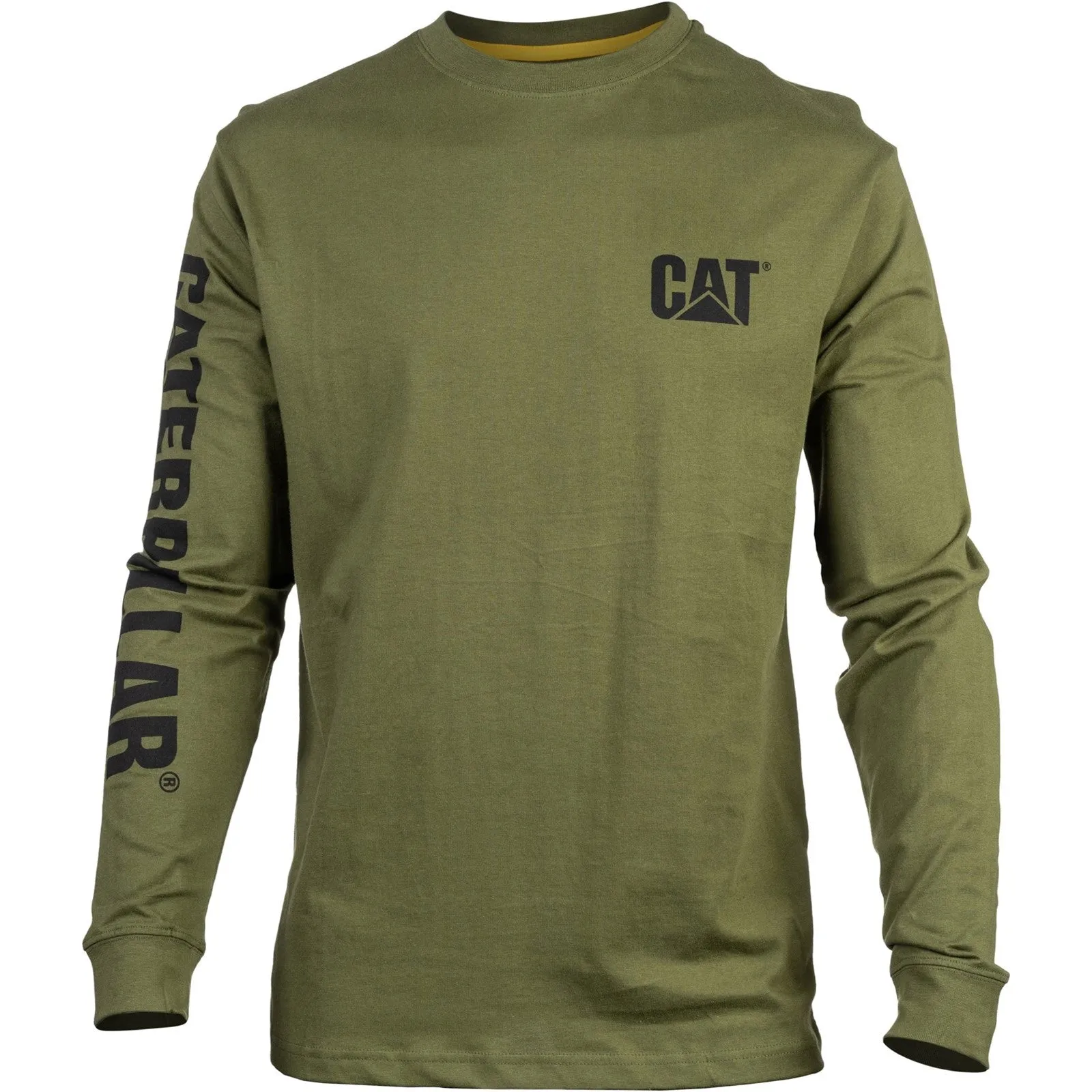 T-shirt manches longues avec bannière de marque Caterpillar