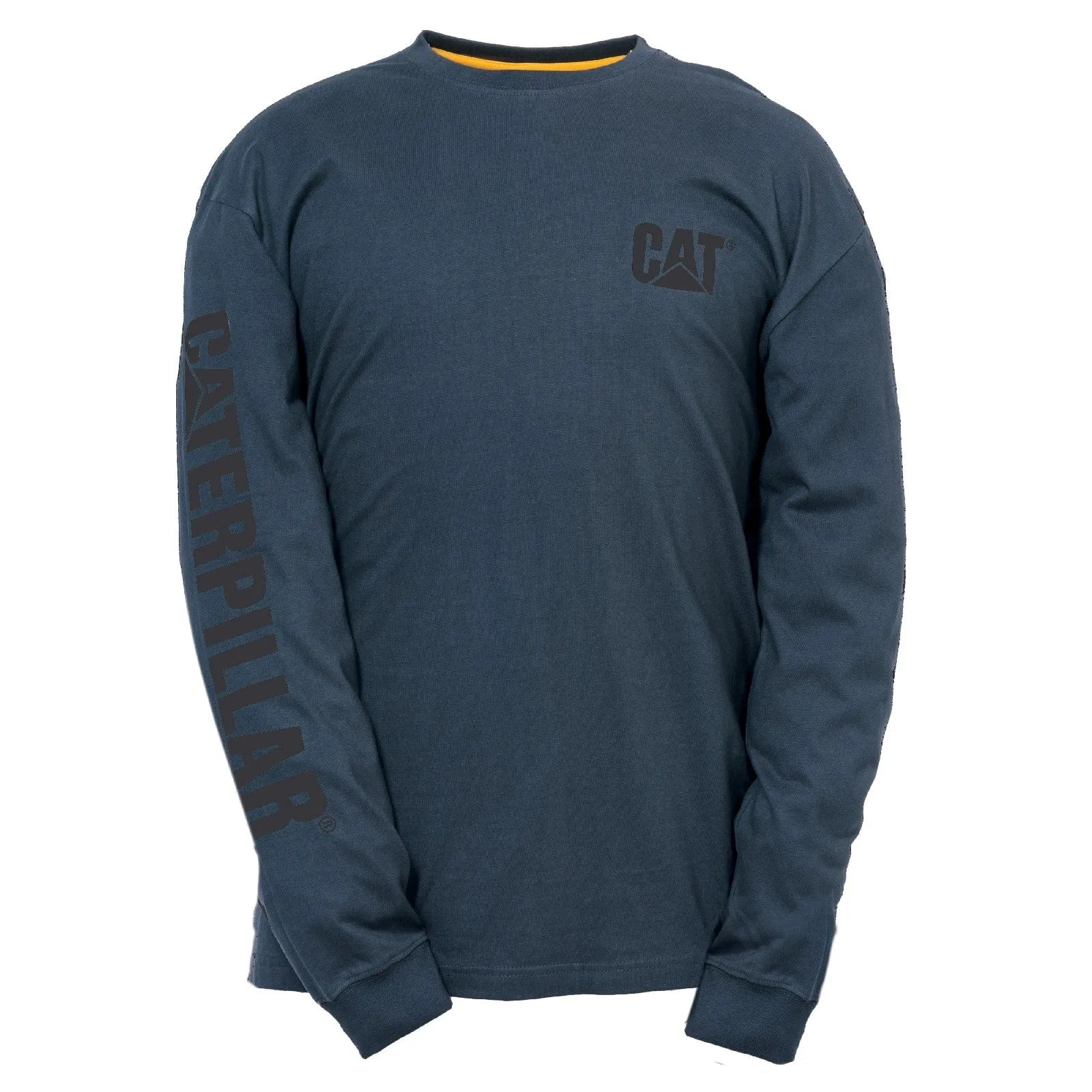 T-shirt manches longues avec bannière de marque Caterpillar