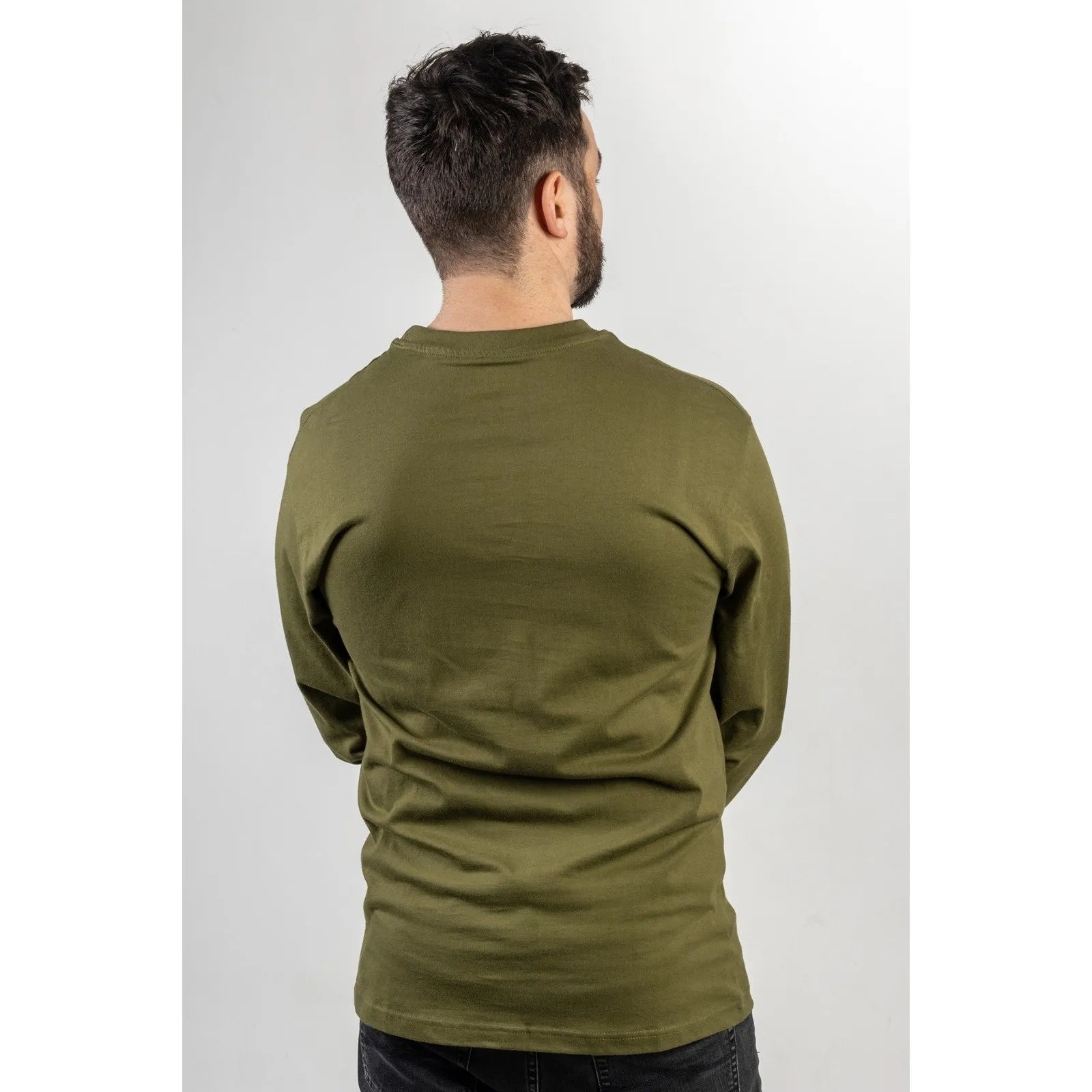 T-shirt manches longues avec bannière de marque Caterpillar