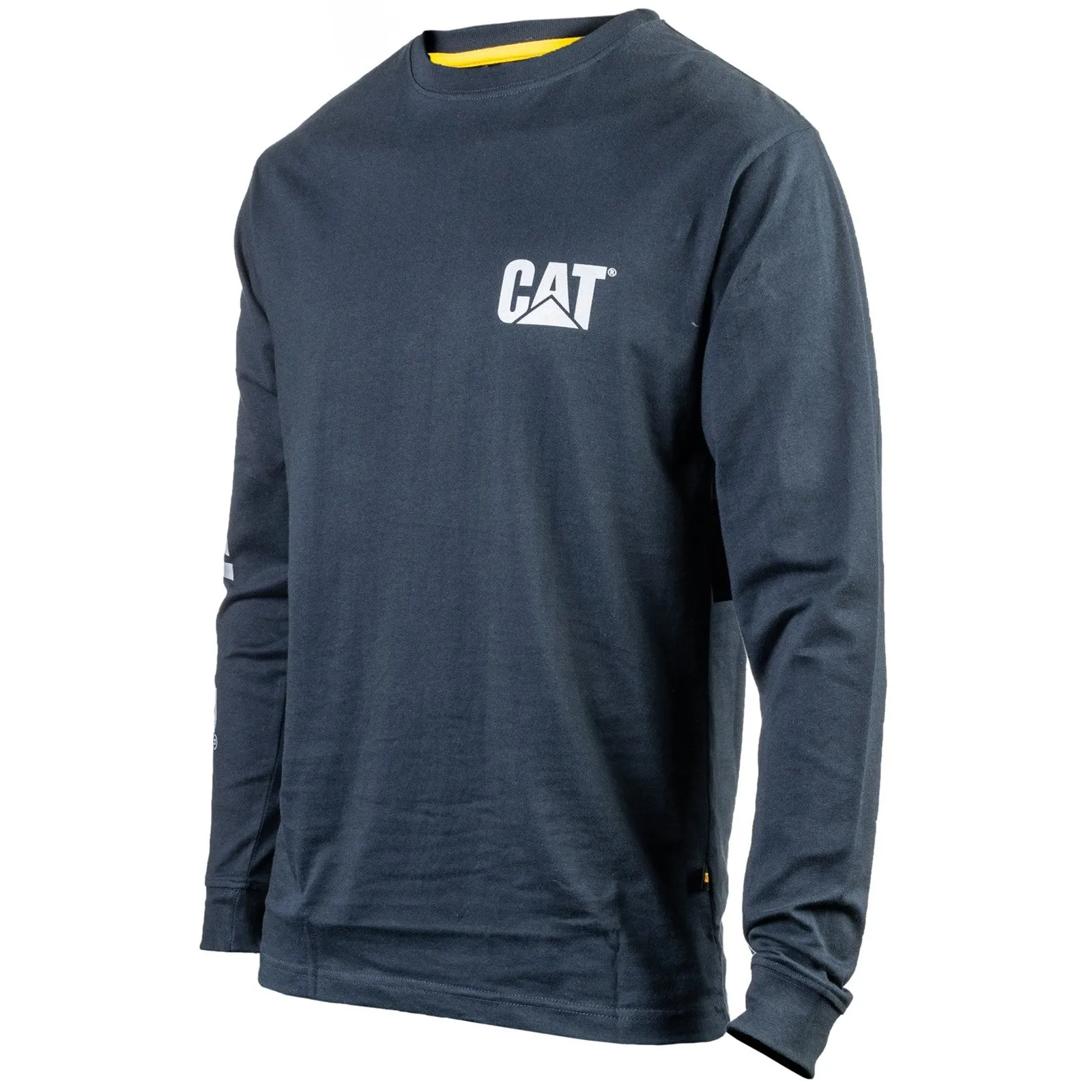T-shirt manches longues avec bannière de marque Caterpillar