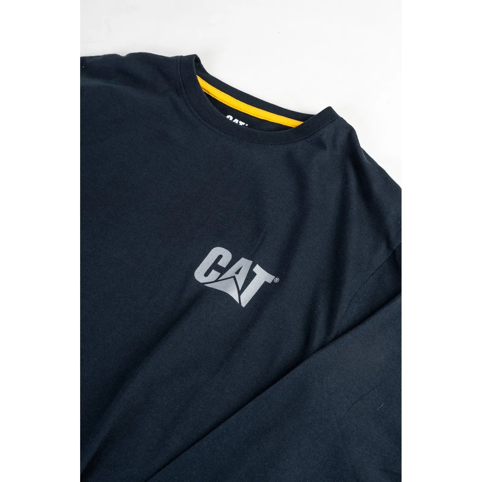 T-shirt manches longues avec bannière de marque Caterpillar