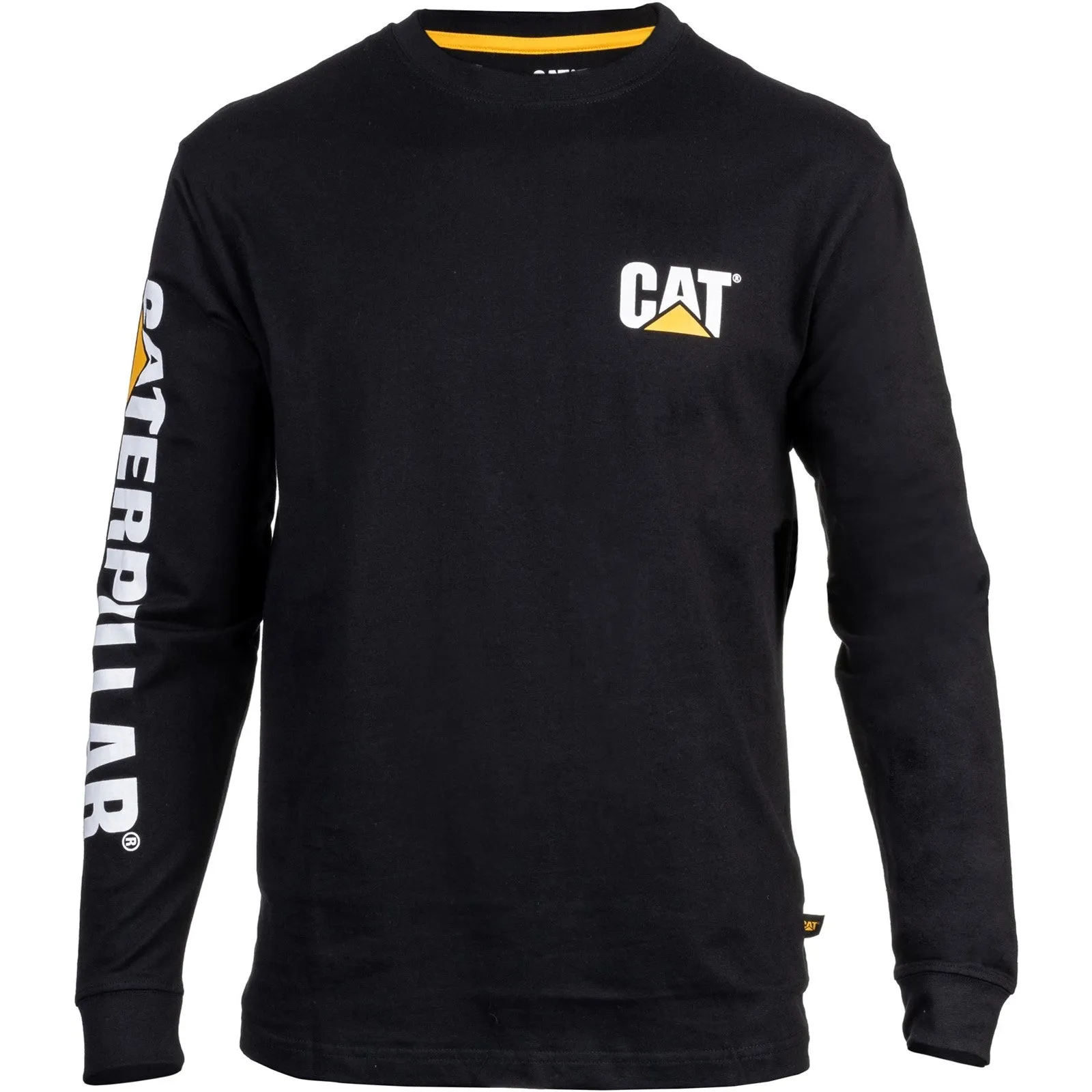 T-shirt manches longues avec bannière de marque Caterpillar