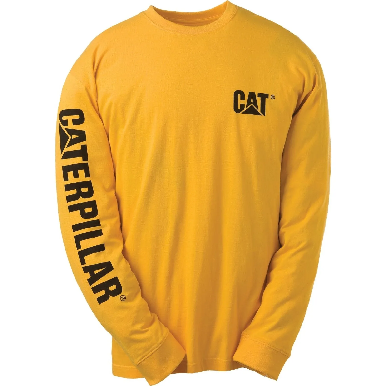 T-shirt manches longues avec bannière de marque Caterpillar